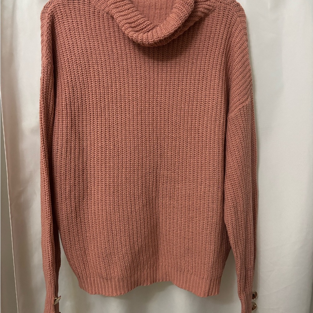 Cozy Pink Knit Sweater